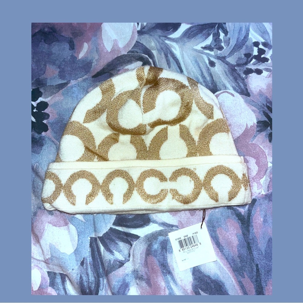 Coach cute winter hat